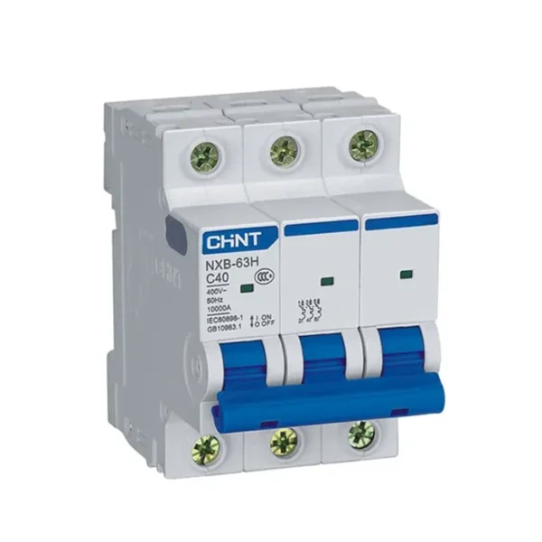 Chint NXB63-H 3 pole 10ka Miniature Circuit Breaker
