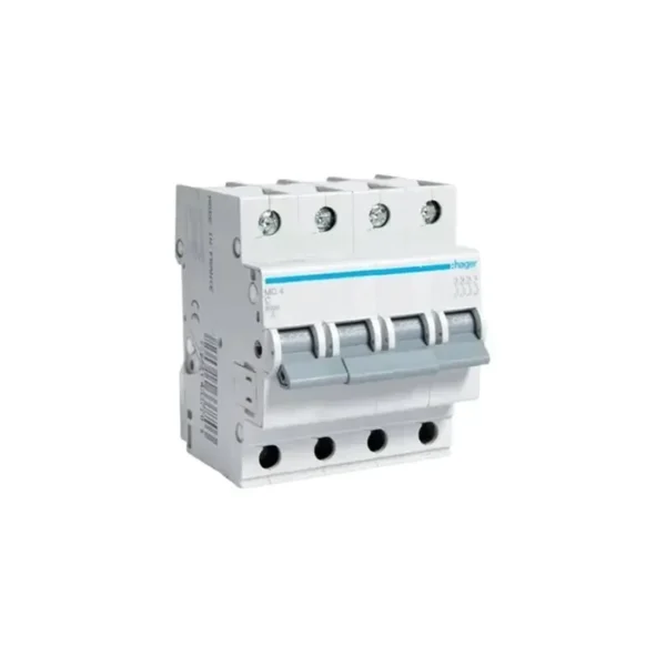 Hager MC-4 4 Pole Miniature Circuit Breaker