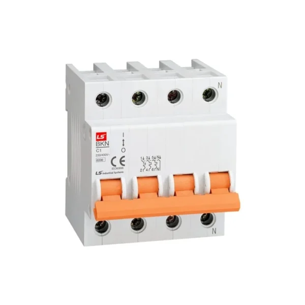 LS Electric BKN-b 4 Pole Miniature Circuit Breaker