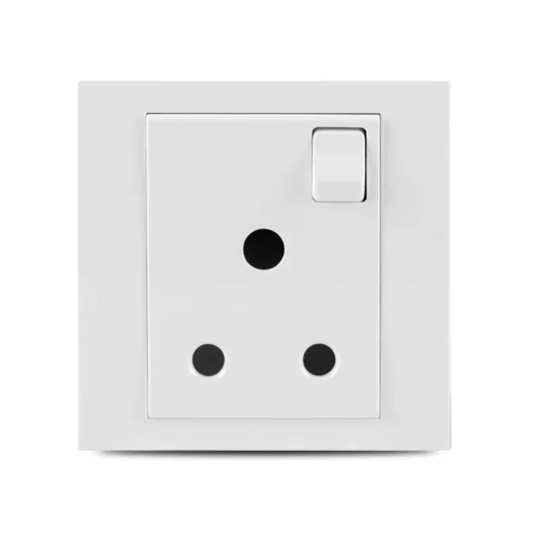 Vivace 15A 3 Pin Round Switch Socket