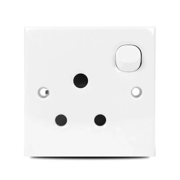 E-Series 15A 3 Pin Round Switch Socket