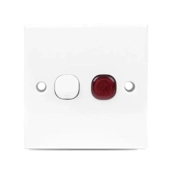 E-Series Double Pole Switch with Neon 20 Amp