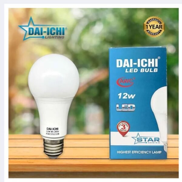 12W DAIICHI LED BULB STAR SERIES