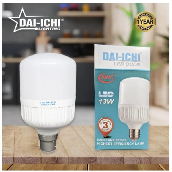 13W LED BULB HANDSOME SERIES DAIICHI WHITE B22 PIN TYPE
