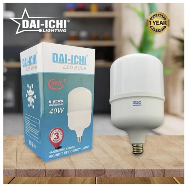 40W LED BULB HANDSOME SERIES DAIICHI WHITE E27 SCREW TYPE