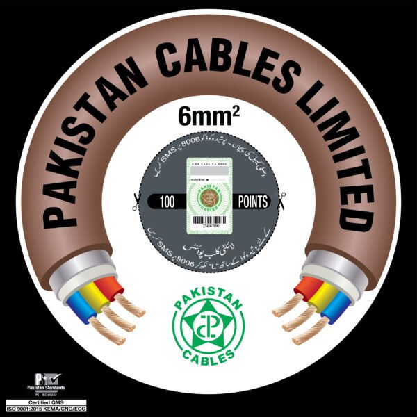 Pakistan Cables 1x6 MM² 450/750 V