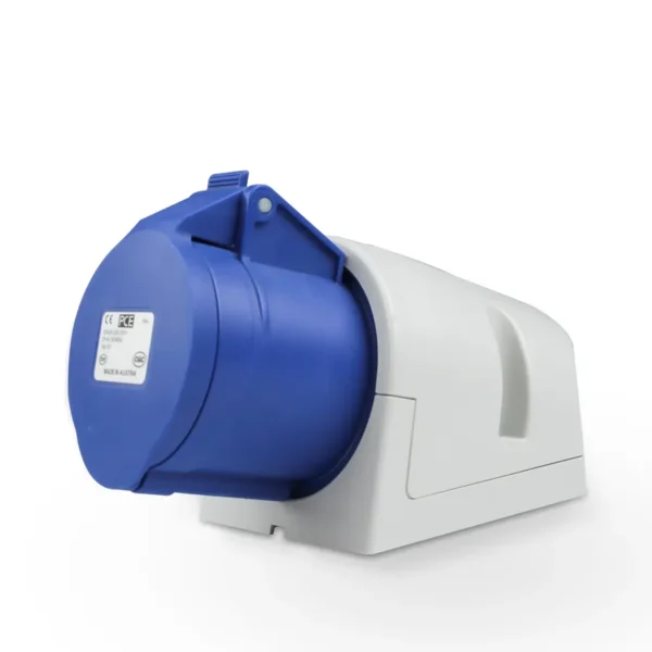 PCE 16 Amp 3-5 Pin Wall Mounted Socket IP44